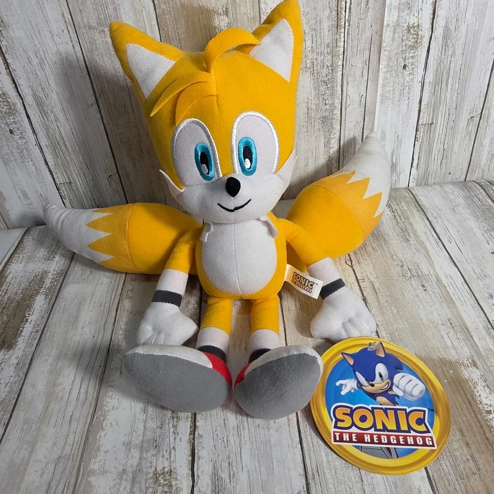 Sonic the Hedgehog Tails Plush 15 Inch Toy Factory SEGA Miles Prower New 17279